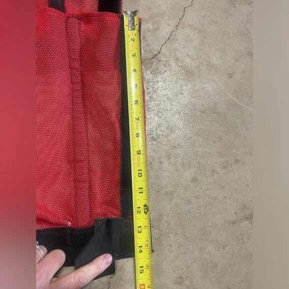 Red draft/over size fly free fly boot - Picture 2 of 7